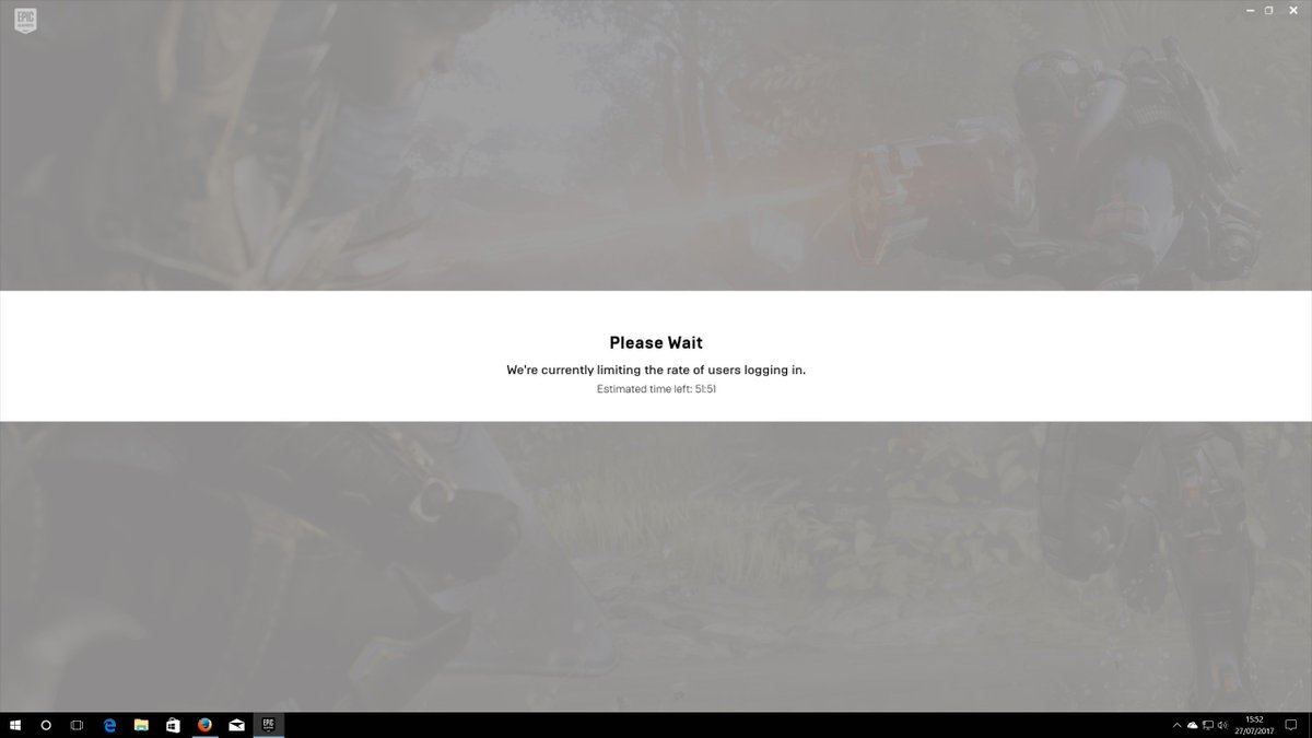 jonnyp3rd's tweet photo. @EpicGames wtf?first time I waited 9 mins, and it didn't connect now this? https://t.co/yBU4iItZZv