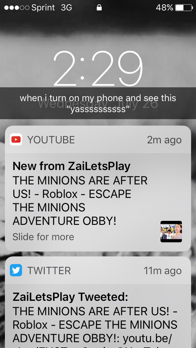 Zai Zaialetsplayfan Twitter - roblox zailetsplay escape