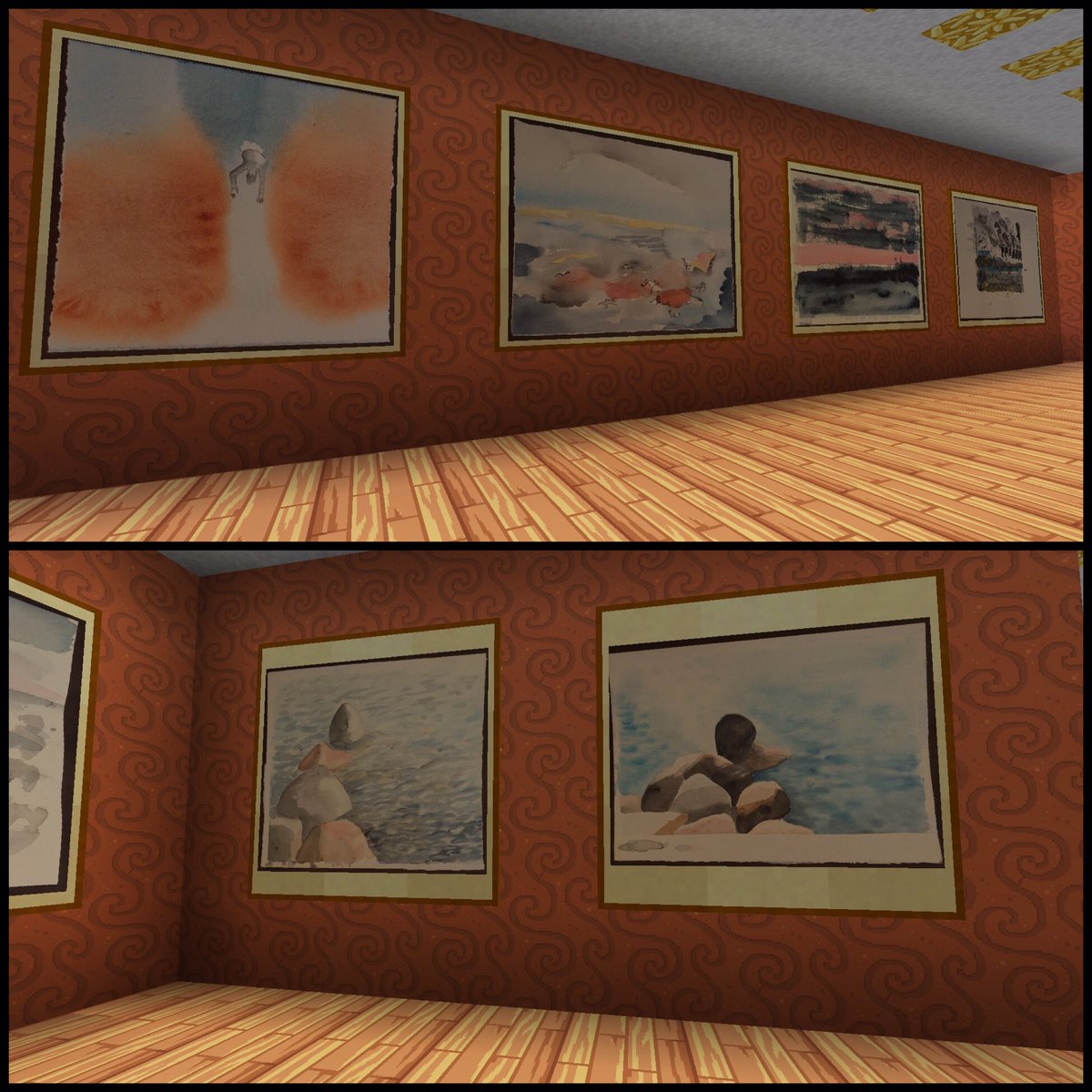 kallespopkonst's tweet photo. A #virtual #artgallery is possible with #MinecraftEDU #creatubblesMod Amazing it can be done so easy!!! https://t.co/q6fSRWqaJA