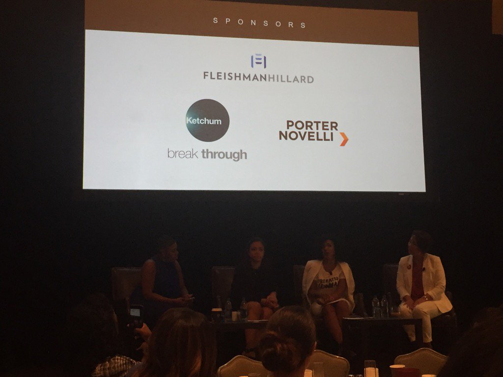 MsMil1's tweet photo. Women of OPRG on ColorComm panel @Fleishman #C2Miami https://t.co/j62eJzP744