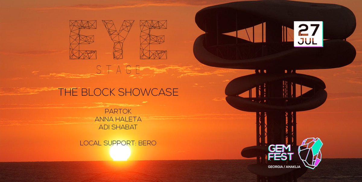 gem_festival's tweet photo. Tonight! @TheBlockTLV's Showcase w/ Partok, Anna Haleta, @djadishabat at #GEMFest #electronicmusic #festival in #Anaklia, #Georgia🇬🇪🇪🇺🇮🇱 https://t.co/yVzeg1QeQs