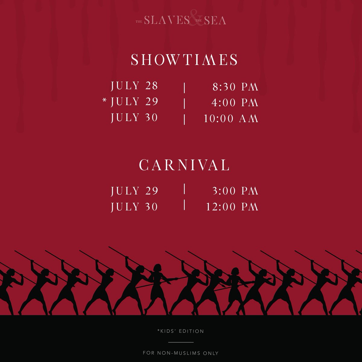chckl's tweet photo. Pit against the wrath of an almighty power, is their fate all but sealed? Invite your loved ones for the spectacle of #TheSlavesAndTheSea! https://t.co/HIwFd9JyK7