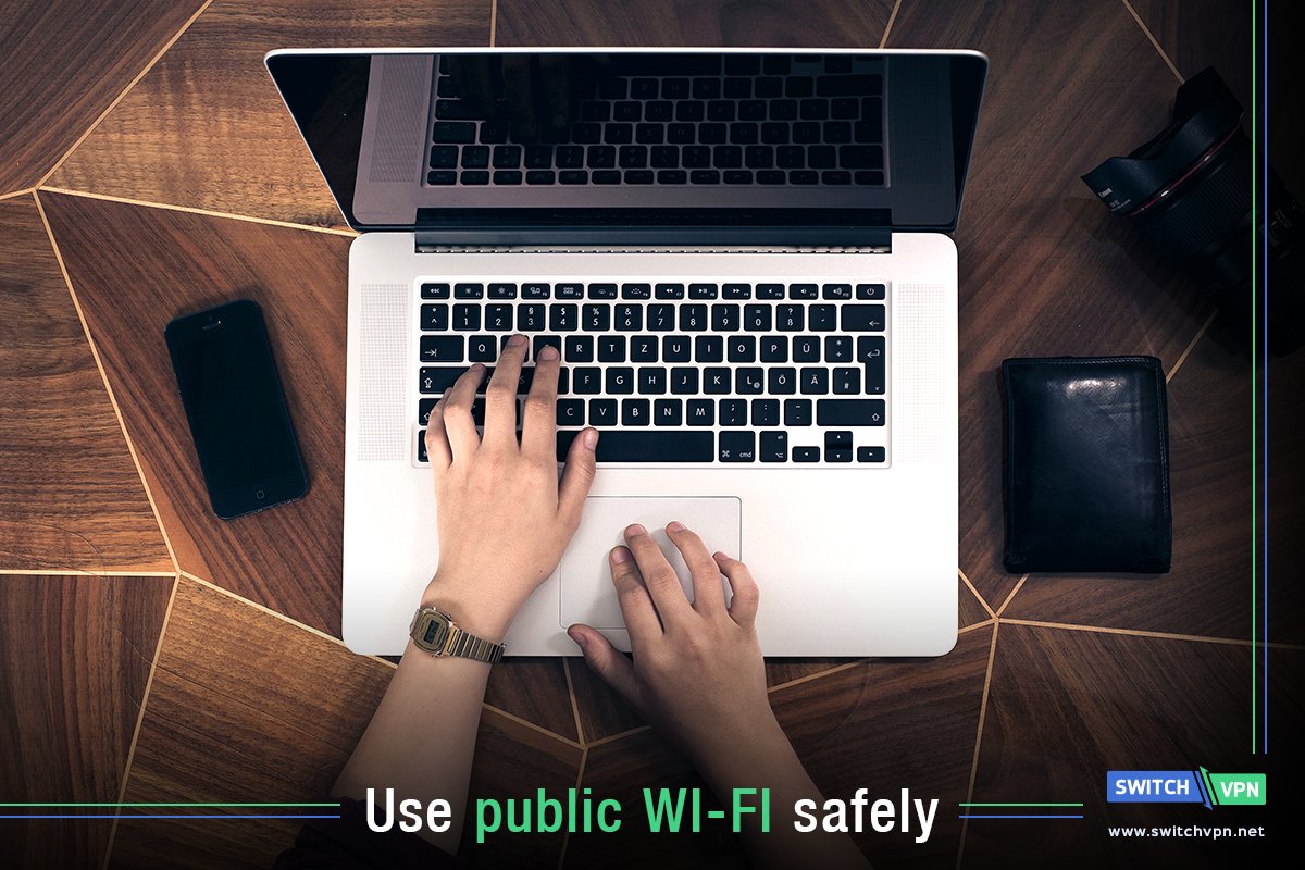 SwitchVPN's tweet photo. Protect your devices from hackers when you use public #WiFi. Use SwitchVpn ☑ https://t.co/RTGub4O5oN #vpn #cybersecurity #infosec https://t.co/PkYfd062EG