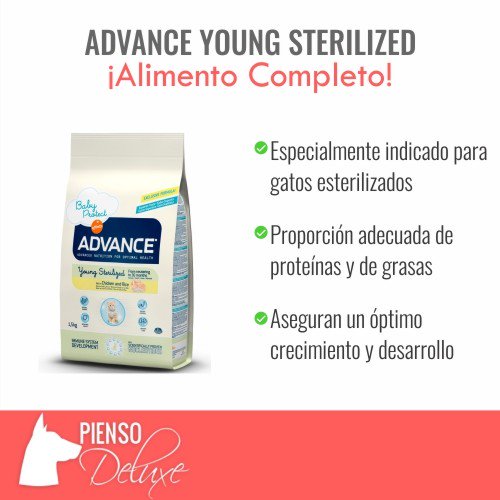 PiensoDeluxe's tweet photo. La proporción adecuada de proteínas y grasas están en Advanced formulado para #gatos esterilizados https://t.co/Ez8zch0AG9 🐱 https://t.co/jPO9JndBVB