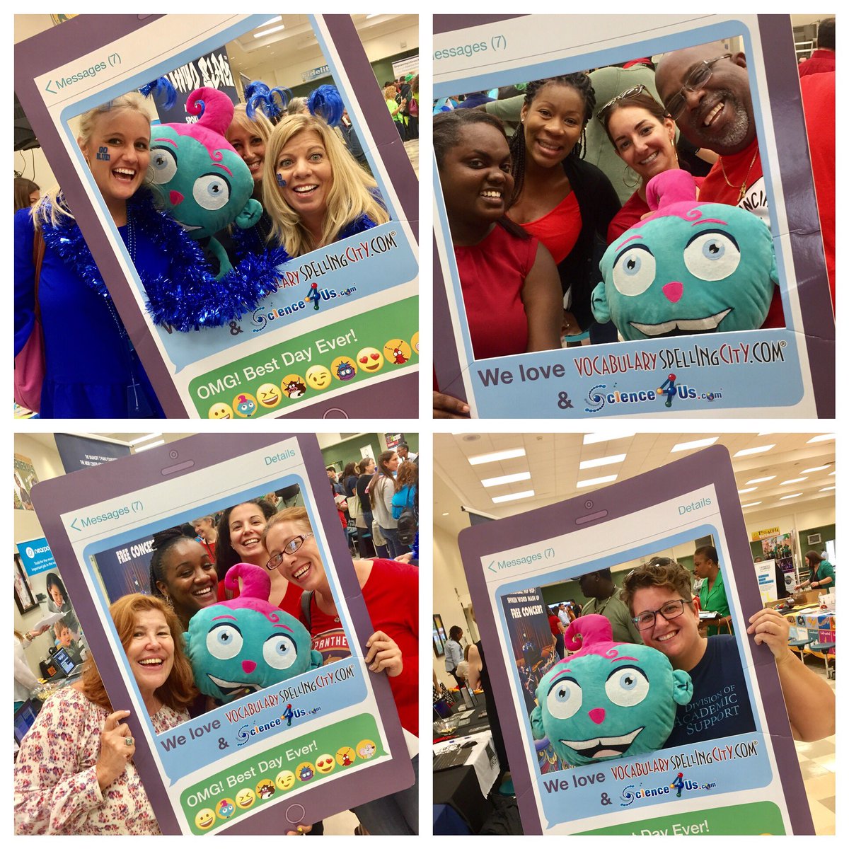 BettyBergnes's tweet photo. GM #Synergy2017! Come by @Science4UsSays & @SpellingCity table & take a selfie w/Sciefus! Say Cheeze! 📸#Science1st #K2Science @SynergyMDCPS https://t.co/qcZH3UXFf7