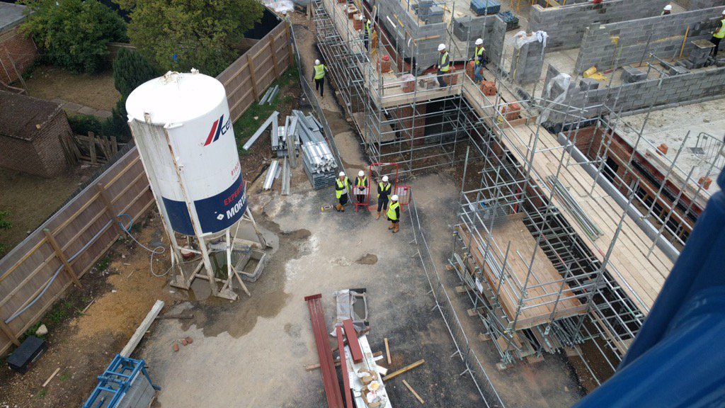 Bhomes38's tweet photo. Great to see so much progress on site today in Mill Hill as part of today's Project Board visit https://t.co/8OWVnWTNje