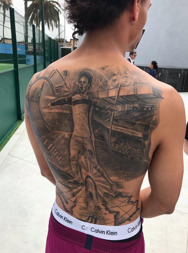 Watford's Andre Gray's Back Tattoo Is A Work Of Art - SPORTbible