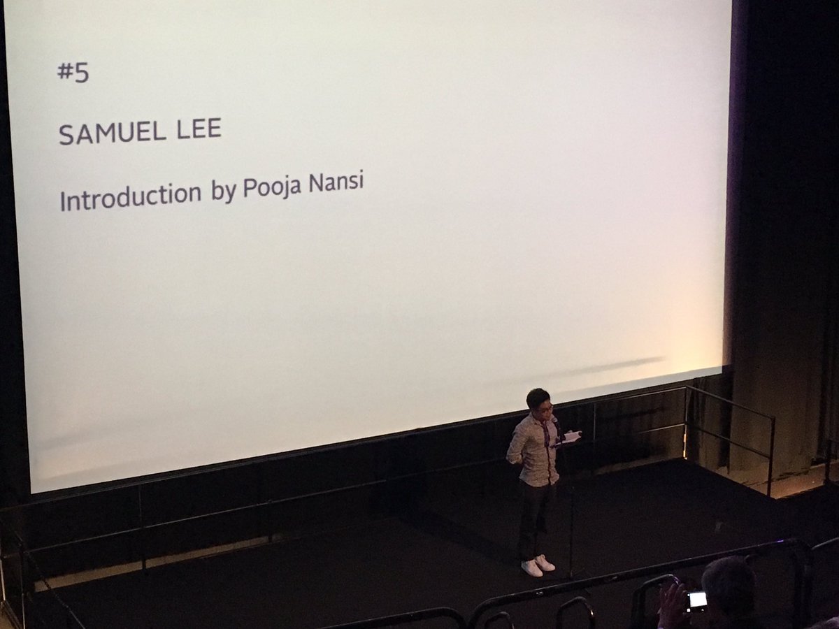 Irish_Lit's tweet photo. Samuel Lee reads poetry in honour of his best friend #iasil2017 https://t.co/5zoQVr4uYU