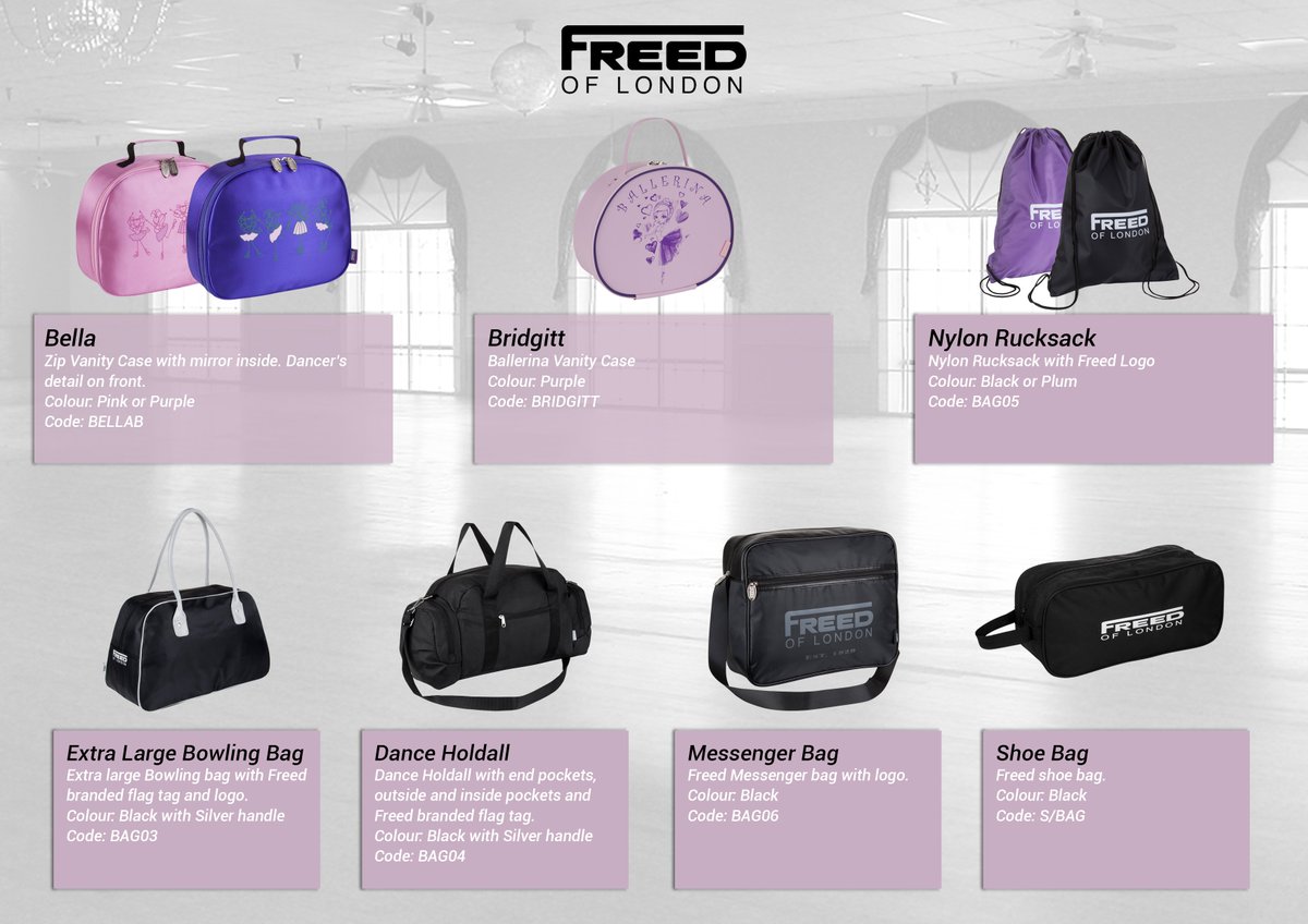 freed dance bag