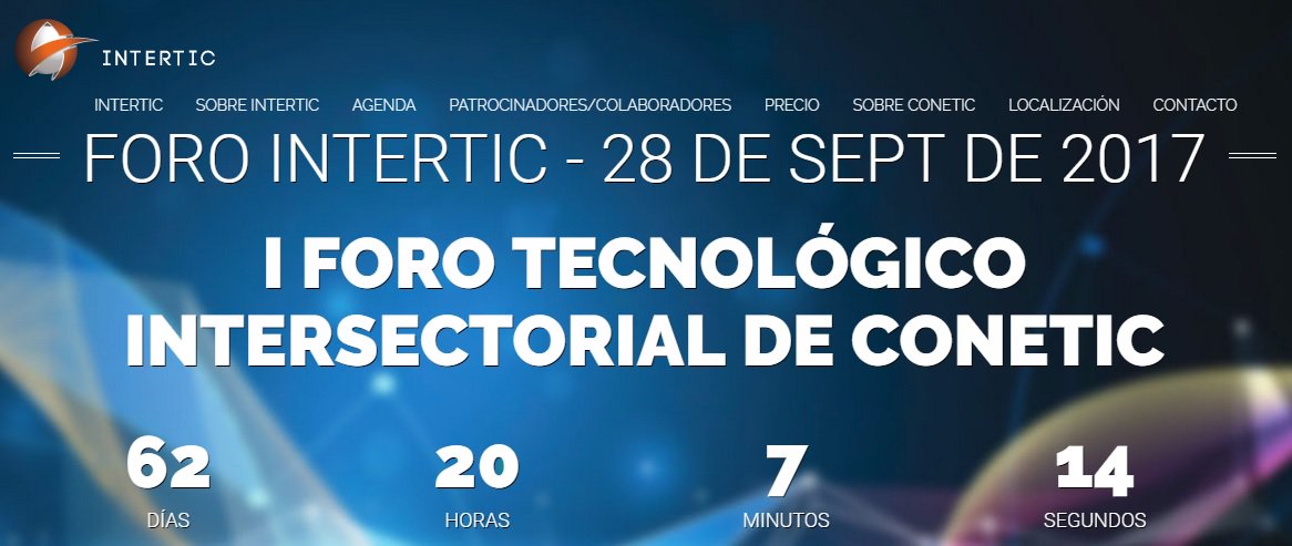 conetic's tweet photo. #INTERTIC es #networking ¡no lo dejes pasar! 28sep #Madrid ¡apúntate ya! https://t.co/ApPUVWSsbc https://t.co/ZNb1enwwRg