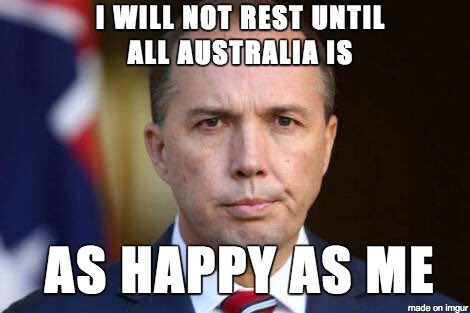 EvolvingMeme's tweet photo. The lucky country. #auspol #PsychopathsInPower #Manus #OneMob #HomeAffairs #SSDutton https://t.co/FDXHBABmtw