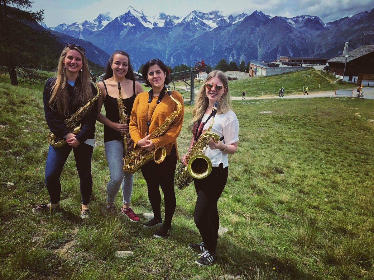 EmmaMcPhilemy's tweet image. A few photos from our last couple of concerts in #Switzerland #saxophone #tour @AbeliaSax 🎷🇨🇭