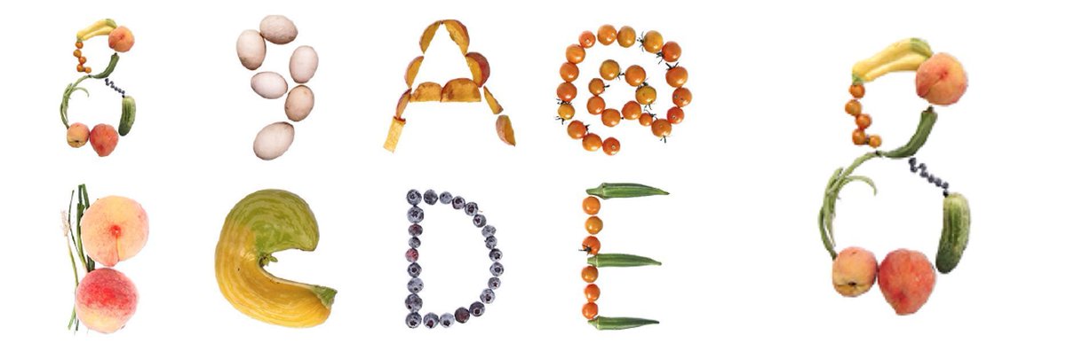 Foodfont's tweet photo. This fresh food alphabet is ready for you to to use ! - made at the @ebfarmersmarket https://t.co/TY4x33jVYp https://t.co/1O490MZeLD