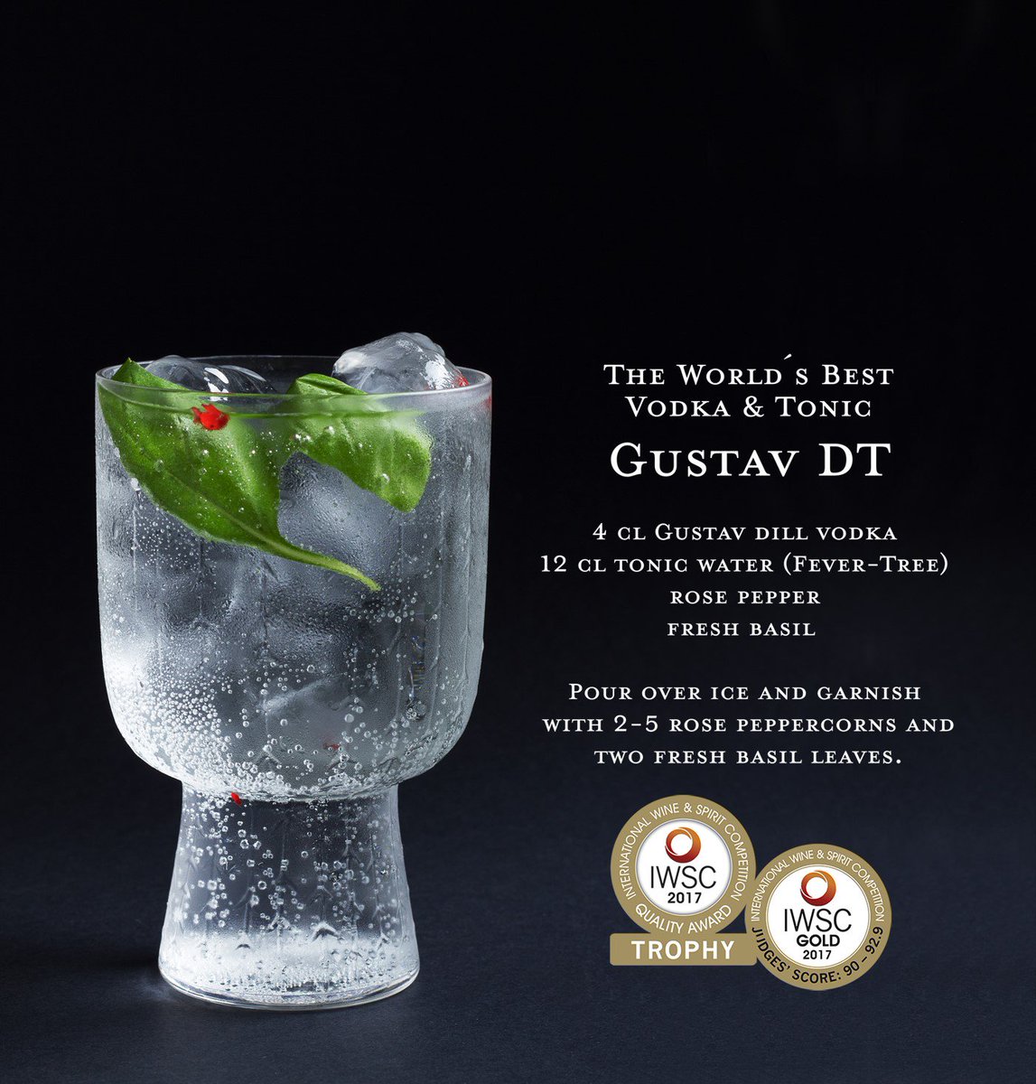 The recipe of the wolrd's best Vodka &amp; Tonic! <a href="/theIWSC/">IWSC - International Wine & Spirit Competition</a> #craftmanship #lignellpiispanen #suomi100 #lignellpiispanen #vodka #vodkatonic #iwsc