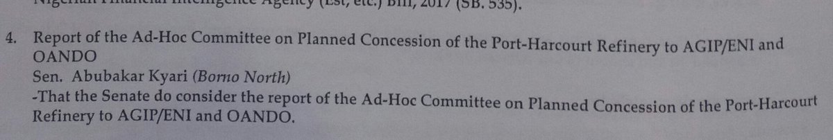 Welcome to a new Legislative day in the Senate. Senate President Bukola Saraki takes the official prayer, leads the chamber into today's proceedings.