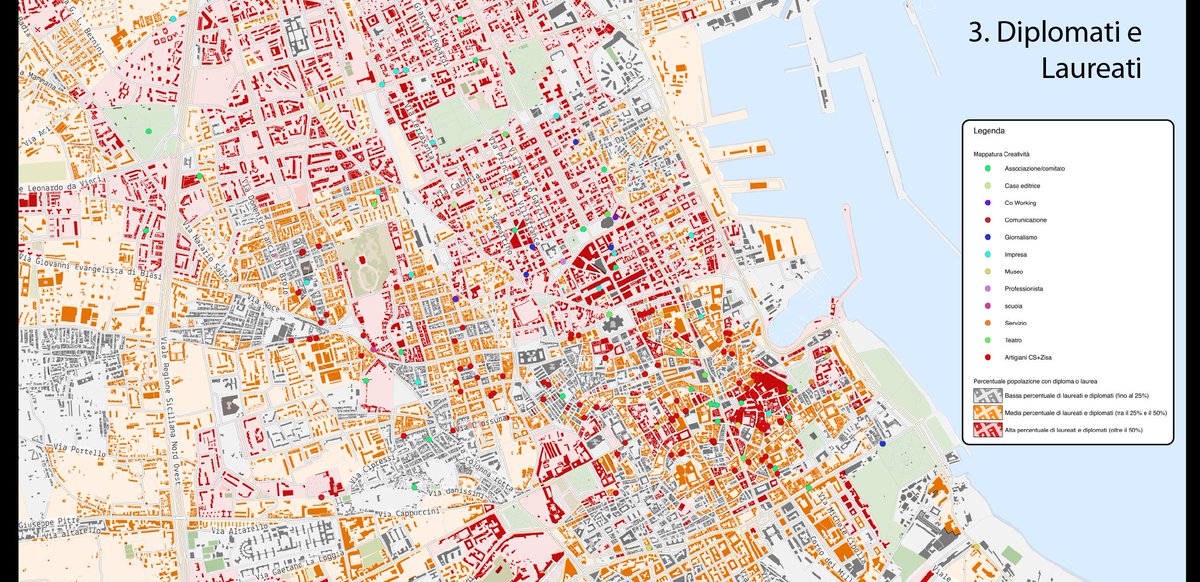 creziplus's tweet photo. Le mappe di Davide Leone feat Zisalab per #CreziPlus: quanti e dove sono i diplomati e i laureati? #comunitàcreative #creziopen #lovemapping https://t.co/xLH6ZSKqt3