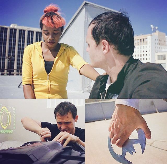 ShaniSunshine's tweet photo. Season one of @BatmanBeyondTS is #NowStreaming on YT! 🎥 I play a hacker with #pinkhair named #MaxGibson 😎 #webseries #Batman #Comics #actor https://t.co/oNPOxxMuaj
