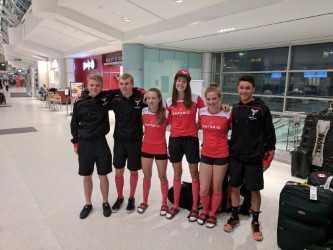 TriOntario's tweet photo. Team Ontario off to Winnipeg to compete in 5 events at CSG next week.  Wishing a speedy recovery to injured teammate @AllisonGibb https://t.co/mfghMQDjDt