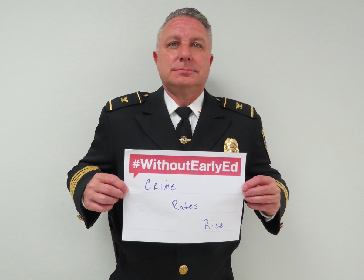 FightCrime's tweet photo. #WithoutEarlyEd crime rates rise, says Chief Richard Miller of IL. High-quality #earlylearning programs boost student success and cut crime https://t.co/nLOpyqThZH