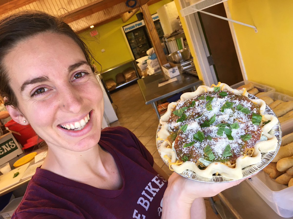 swamprabbitcafe's tweet photo. Y'all gotta come for lunch because Chef Judi is cookin up some HEIRLOOM TOMATO PIE!! #tomatoseason #heirlooms #swampkitchen https://t.co/YiisS9Pfe1