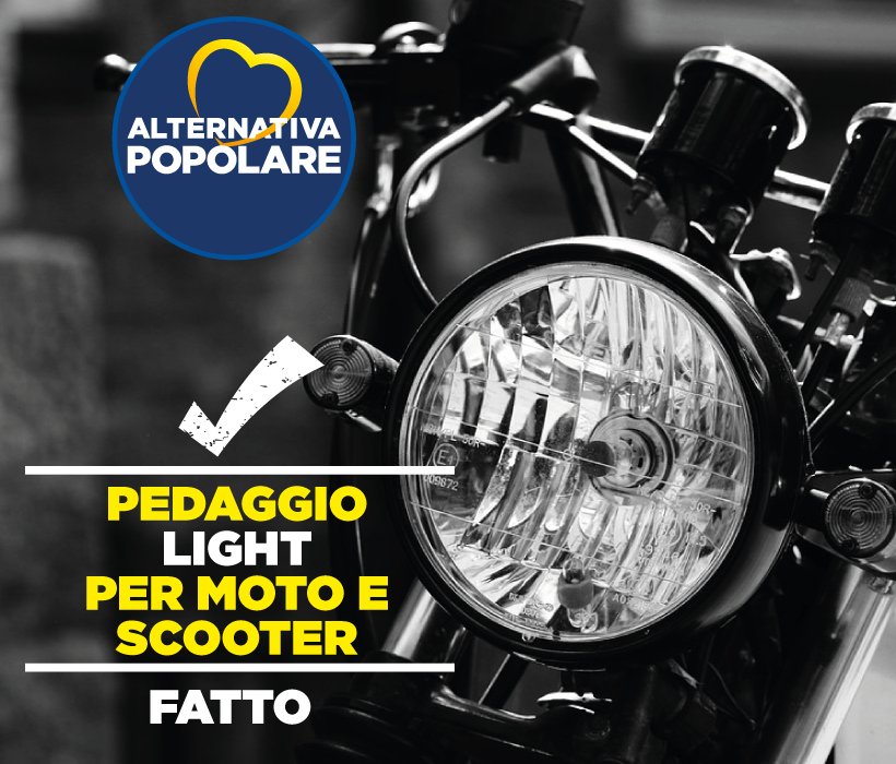 Grazie a nostro impegno finalmente arriva il Pedaggio "Light" per Moto e Scooter, con tariffa dedicata ridotta del 30% rispetto alle auto.