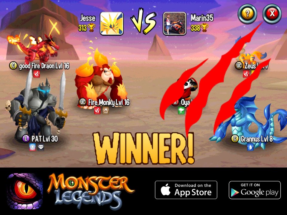 gasaka's tweet photo. I rule at the Monster Legends Arena! If you dare to challenge me, start collecting monsters! https://t.co/xfYGOyyuye https://t.co/eJ593da1GD