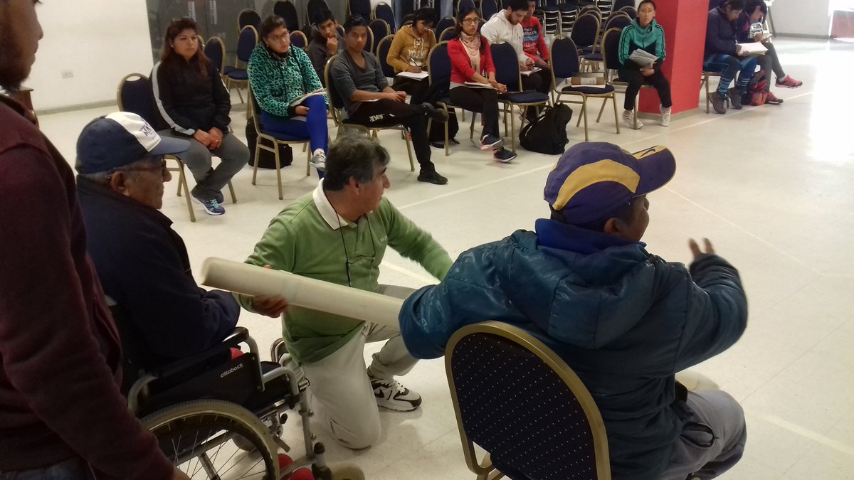Paralimpicosalt's tweet photo. CURSO INTENSIVO DE ARBITROS DE BOCCIAS Disertantes Profes Dardo Quiroga y Gustavo Buller @MuniSalta  @GuadaColqueOK @GustavoSaenzOK https://t.co/HLH3mVGn5D