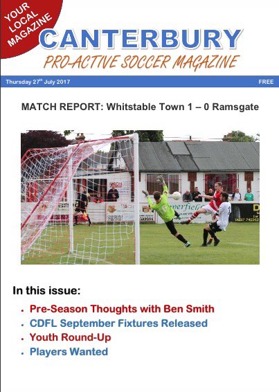 ProActiveSoccer's tweet photo. keeping you up to date with all football in the Canterbury, Whitstable &amp; Herne Bay Area. 

https://t.co/ygJiGE4pie

@wowhitstable https://t.co/QHSv4aBO1c