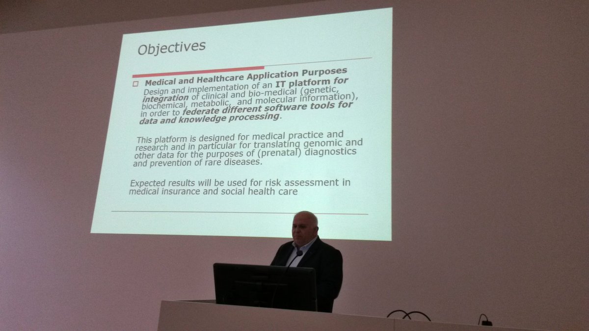 Dimitar Vassilev from <a href="/SofiaUni/">Sofia University</a> talks about ontology-based integration of clinical and molecular information #PrecisionMedicine #precmed17