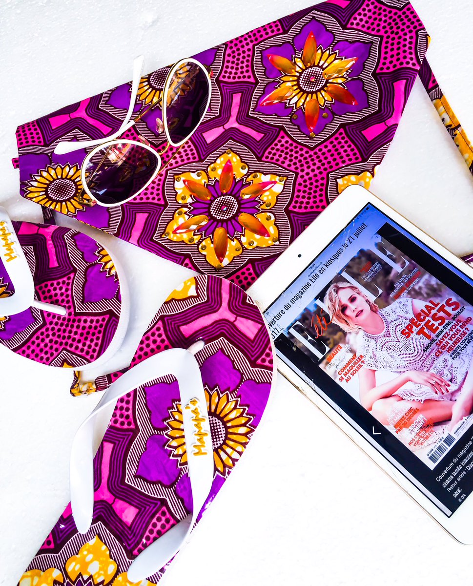 __Mapapas__'s tweet photo. ☀️🌴🌷💦 Jamais sans mon @ELLEfrance &
Jamais sans mes Mapapa's !
#jamaissansmonelle #jamaissansmesmapapas #MadeinAfrica #Mapapas #DesignerLife https://t.co/T5ZZttD12U