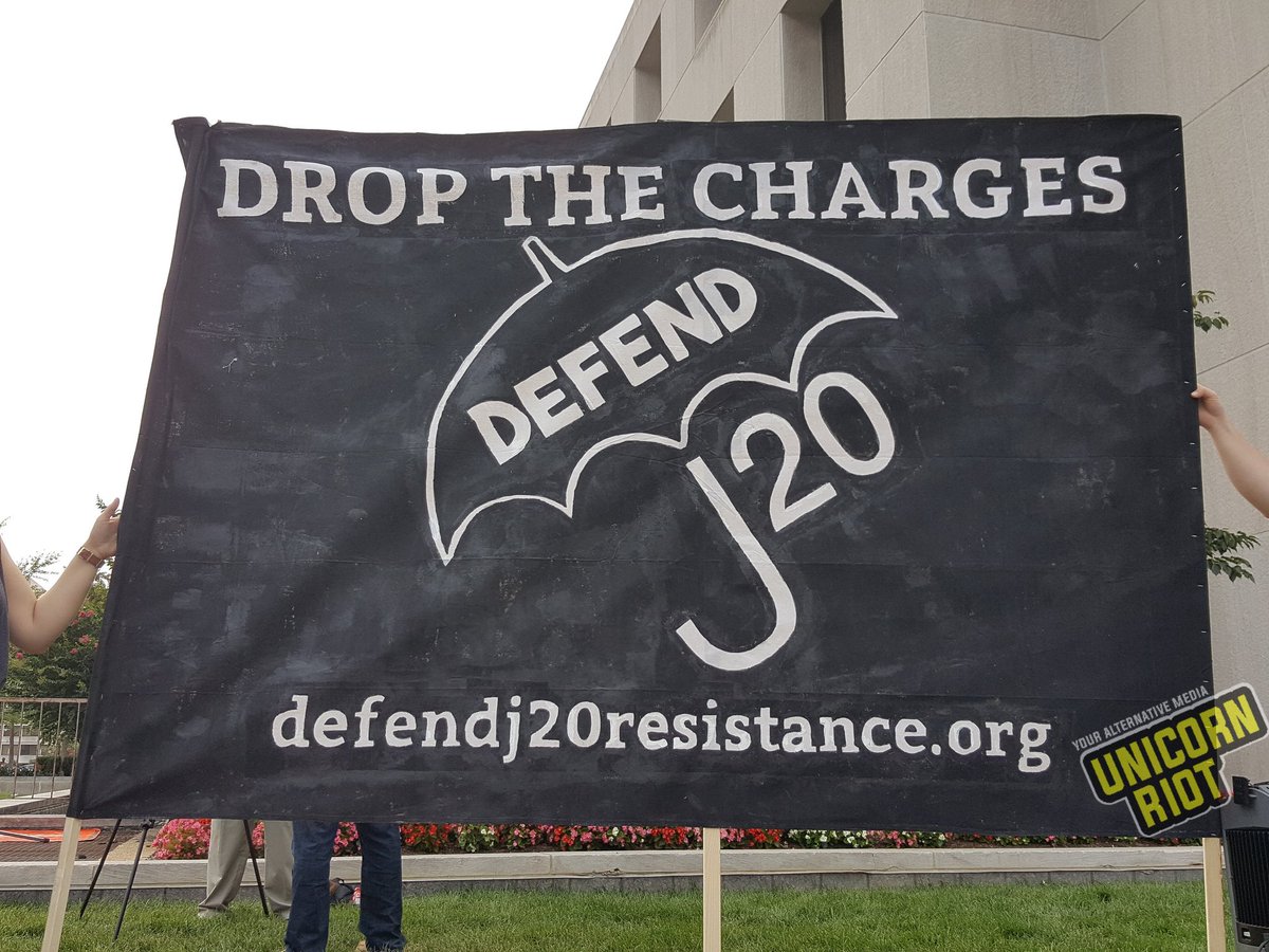UR_Ninja's tweet photo. We will be live soon from rally &amp; press conference outside DC superior court before #J20 defendant court hearings https://t.co/vLm49SyIvw https://t.co/sCLltoZWRr