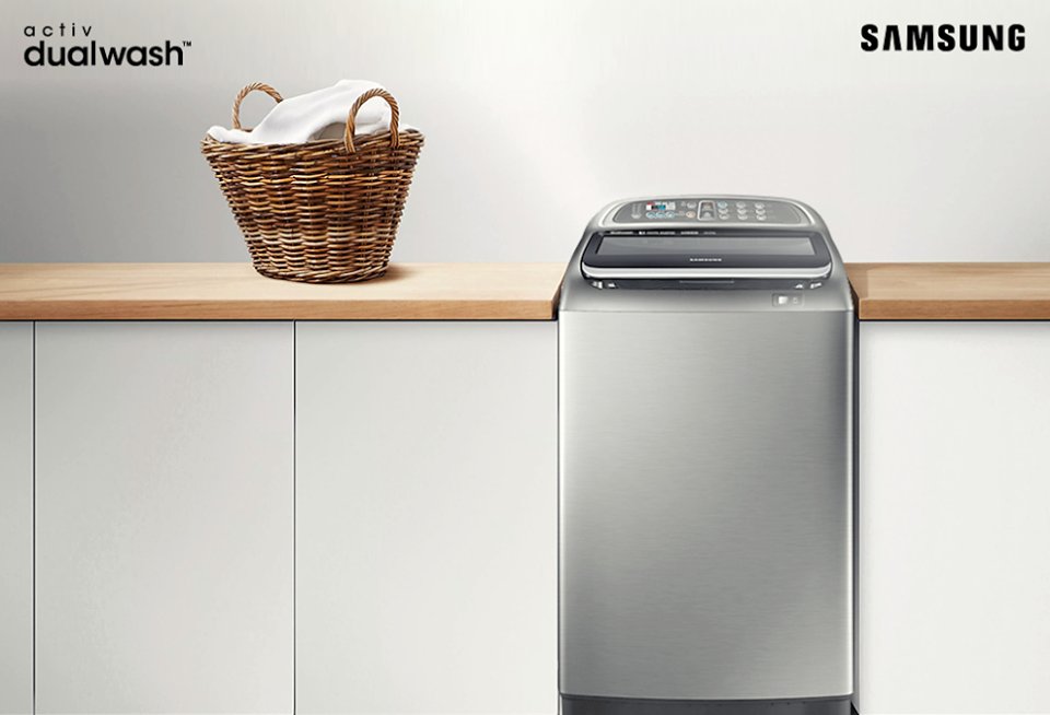 SamsungAlgerie's tweet photo. #DualWash prend soin de votre linge même le plus délicat https://t.co/yDVrtx8rD2