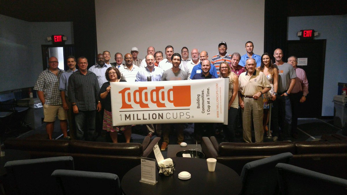 1MillionCupsDAB's tweet photo. Thanks Kevin Hooks w/@Mom_Source Network for sharing your #startup story w/Volusia's #entrepreneurship community! #1MCDaytona #LaunchFLorida https://t.co/ckgVaxSzUD