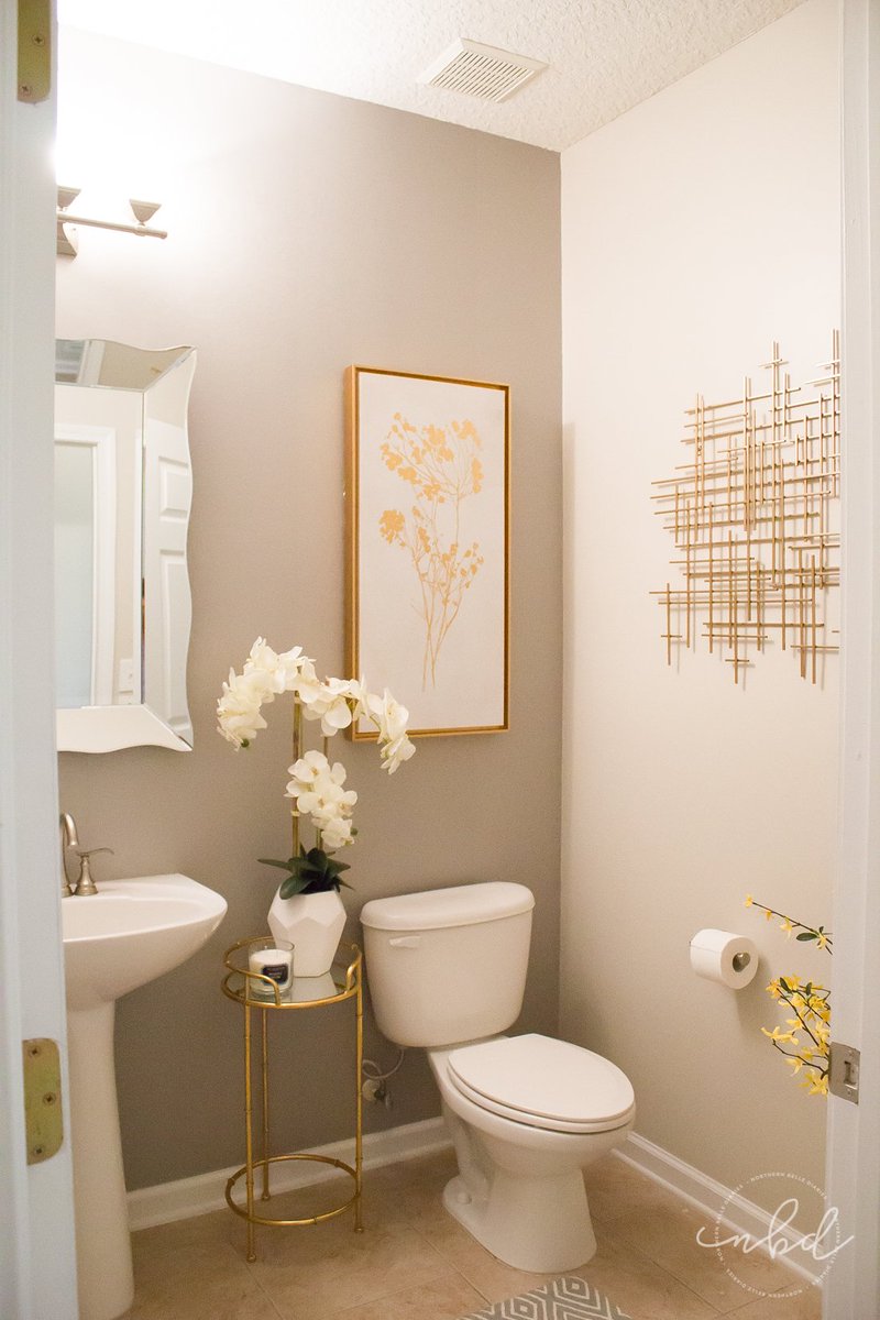 LaLaLisetteBlog's tweet photo. Yes! I can FINALLY reveal our Luxe half-bath makeover w/ @DevineColor wallpaper #ad https://t.co/mIO0jxC1HP #devinecolor #TargetStyle https://t.co/f0mXBS0teD