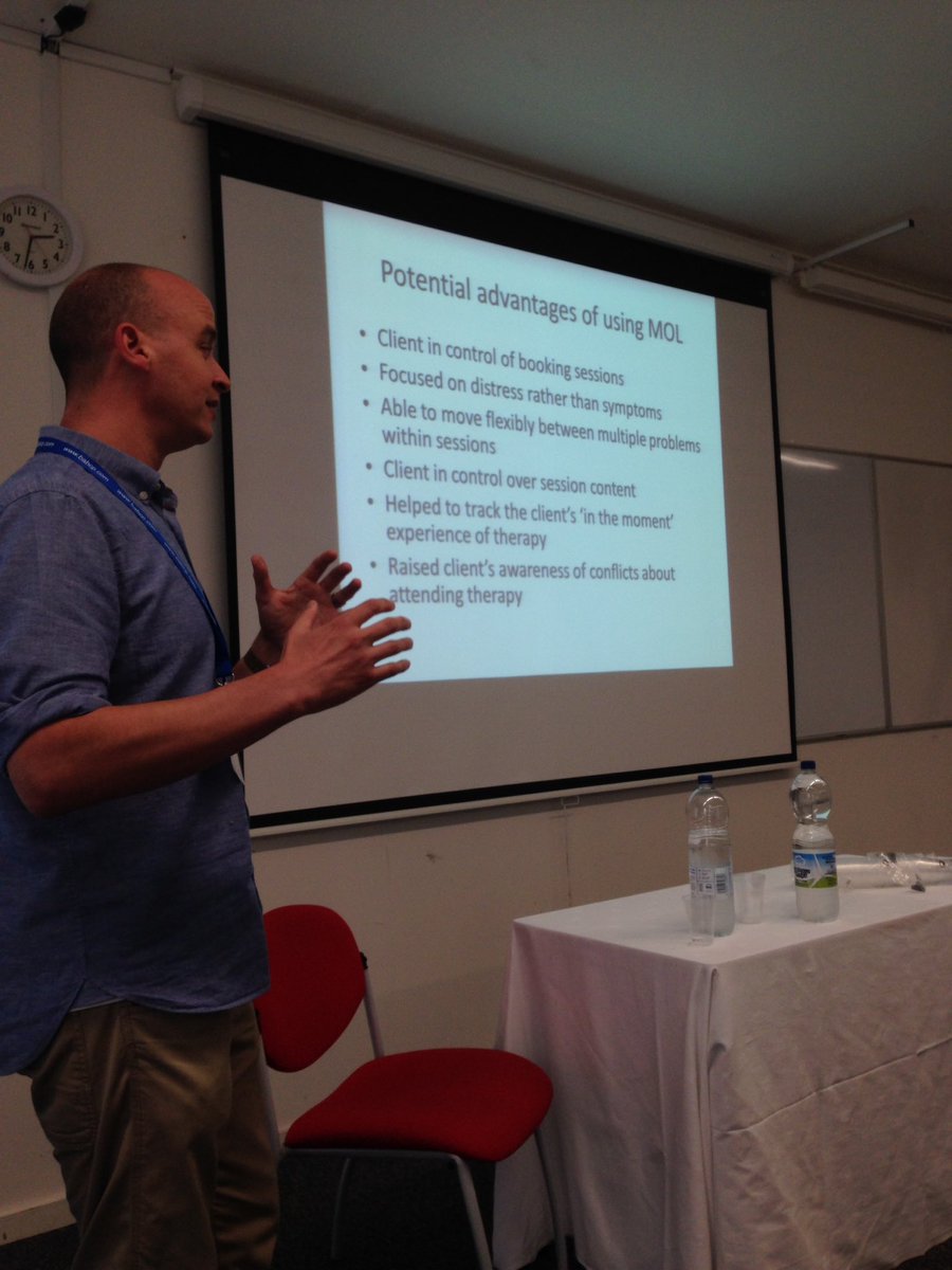 VyvHuddy's tweet photo. @_RobGriffiths describing advantages of using #methodoflevels with a person with psychosis @NextLevel_Study https://t.co/4rVD4CVFd7
