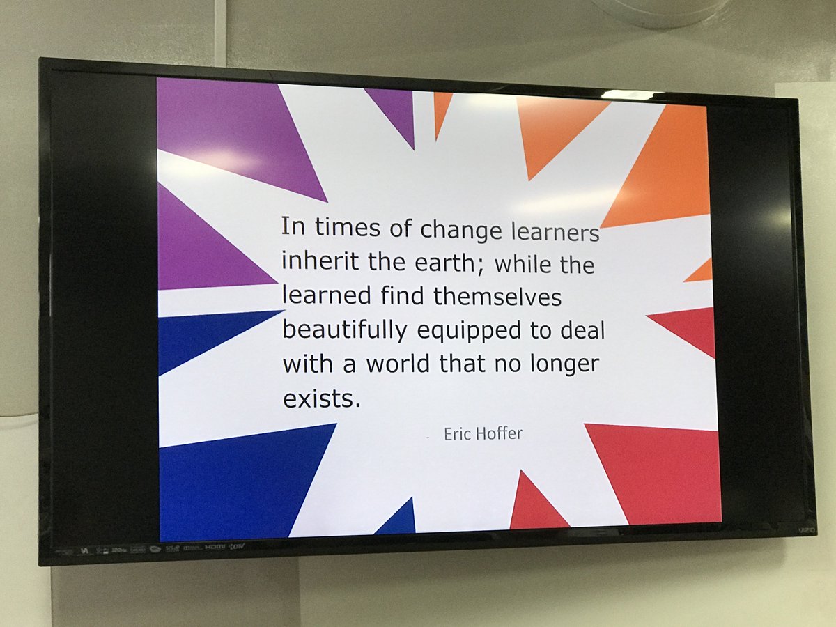 mrsloanteaches's tweet photo. Truly amazing PD on #personalizedlearning by @JinSooDHuh β check these attached quotes, if you're not feeling exhilarated, check your pulse! https://t.co/cISSKdGeix