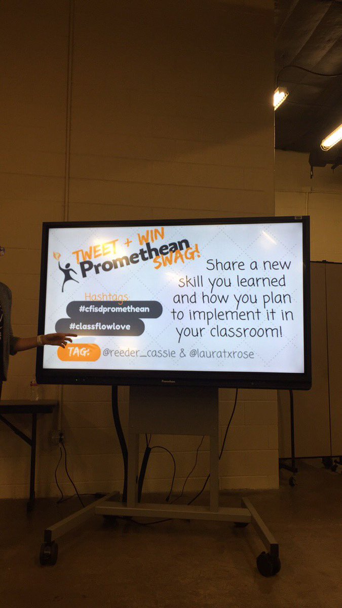 kicking_kanke's tweet photo. Ready for Day 2! #BElevelup #CFISDPROMETHEAN #CFISDDLC17 @BangElementary https://t.co/e22mPyUoso