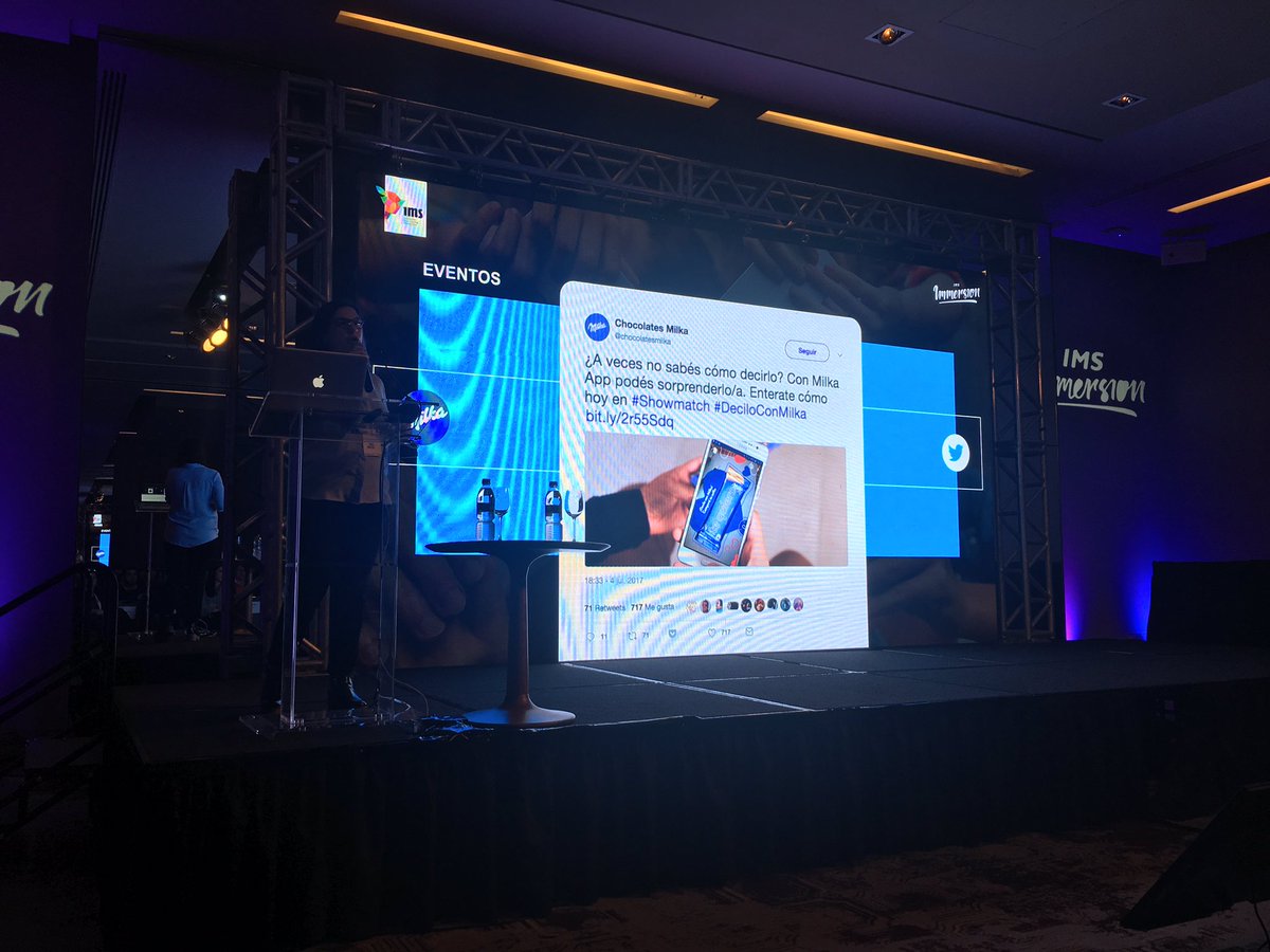 vidalmariana's tweet photo. Twitter potencia pauta en TV #imsimmersionuy #showmatch #deciloconmilka @IMSCorp @Xime_RR https://t.co/iwFG8tLVtw