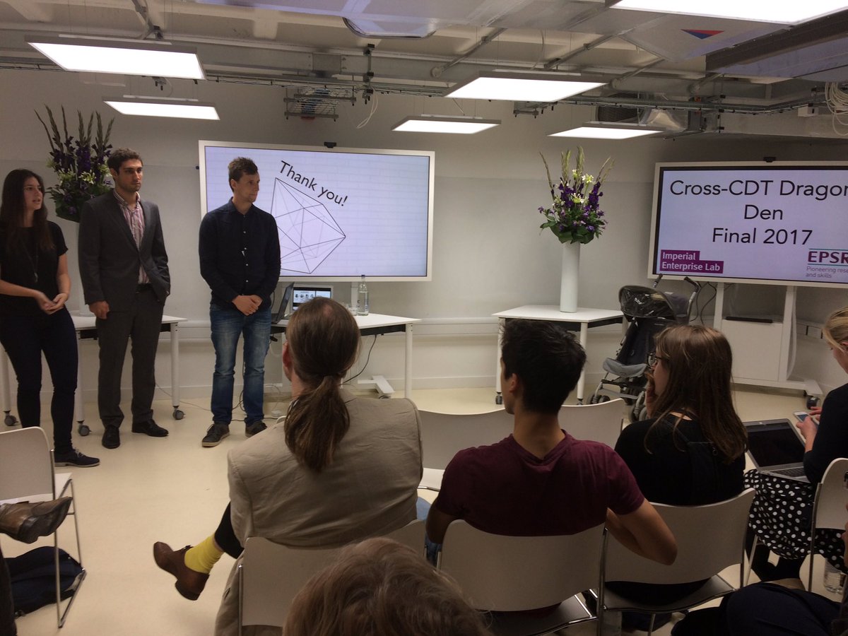 ImperialEntLab's tweet image. It&apos;s the Final of our Cross CDT Dragons Den in the Lab this afternoon - good luck to our teams!!