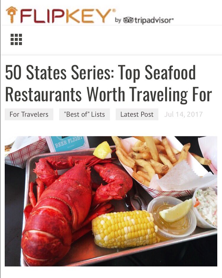 BluePointGrill1's tweet photo. So grateful 🙏 that we were picked as "Top Seafood Restaurant in NJ worth traveling for" . Thanks for the �� @TripAdvisor &amp; @FlipKey ❗️ https://t.co/ilDf2Ll9jg