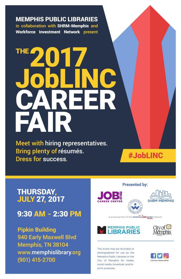 City of Memphis HR on Twitter "Please share! JobLINC Career Fair is