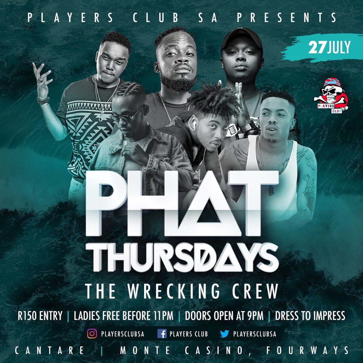 SabeloMkhiiiize's tweet photo. Catch The Wrecking Crew tonight at the Cantare......!

Tell me what you want Live🔥

#TMWYW 
#TWC https://t.co/Of4L55vuoI