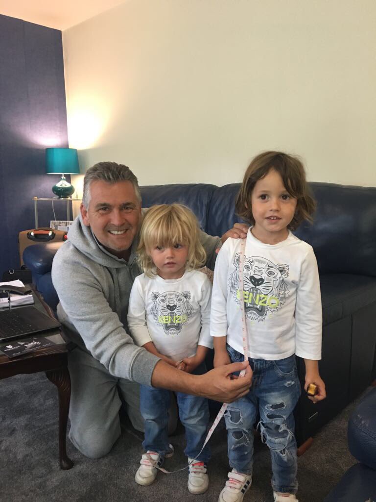 NOBLE_FOX_'s tweet photo. The little dudes getting measured up for a family wedding #kidssuits #dapperkids https://t.co/BK1YG0bNxG