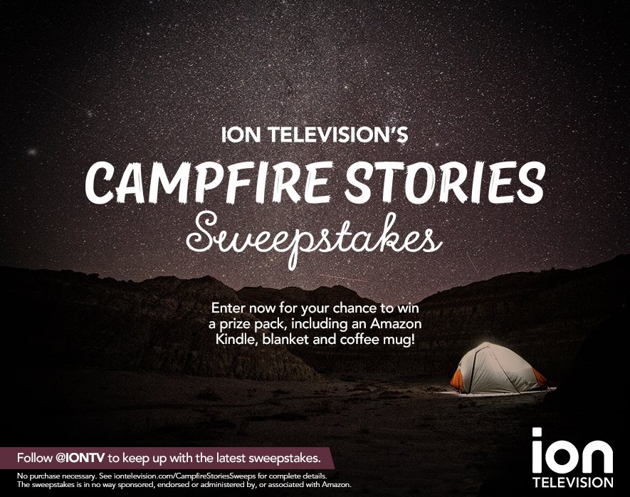 iontv's tweet photo. Enter @IONTV's #CampfireStoriesSweeps for your chance to win a prize pack, including an Amazon Kindle! #Entry https://t.co/uMCUxxlay8 https://t.co/xW7XTOvqq5