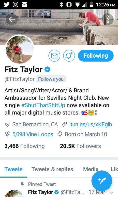 djthahomieteam's tweet photo. THANKS MY BRO LETS COLLAB  @FitzTaylor #FitzTaylor https://t.co/3TfMwwpc0H
