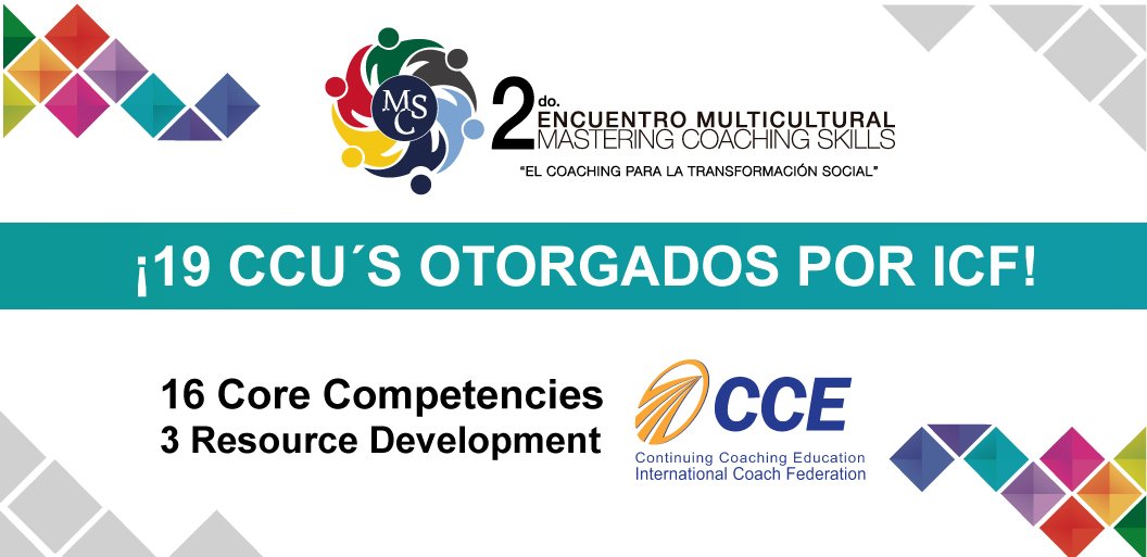 ¿Sabías que el Evento Multicultural te da puntaje ICF, los cuales se suman para tu proceso de credencialización y/o renovación?