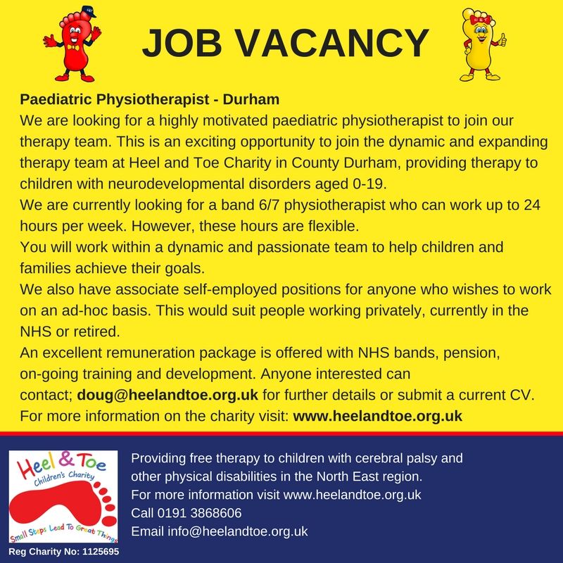 HeelToeCharity's tweet photo. Please RT and apply if you are interested in this great job opportunity #Leedshour #Gatesheadhour #Washingtonhour #UKBusinesshour https://t.co/EG7wvRiJBH