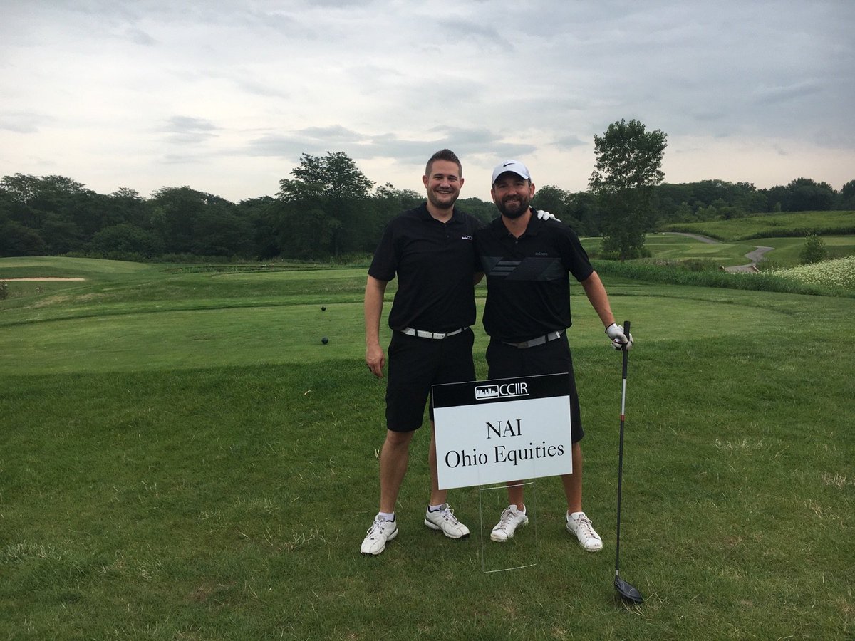officegrp's tweet photo. Matt & Andy representing @NAIOhioEquities at the @cciircentraloh Golf Outing today at Northstar! #cciir #cre ⛳ https://t.co/imobLakgmm