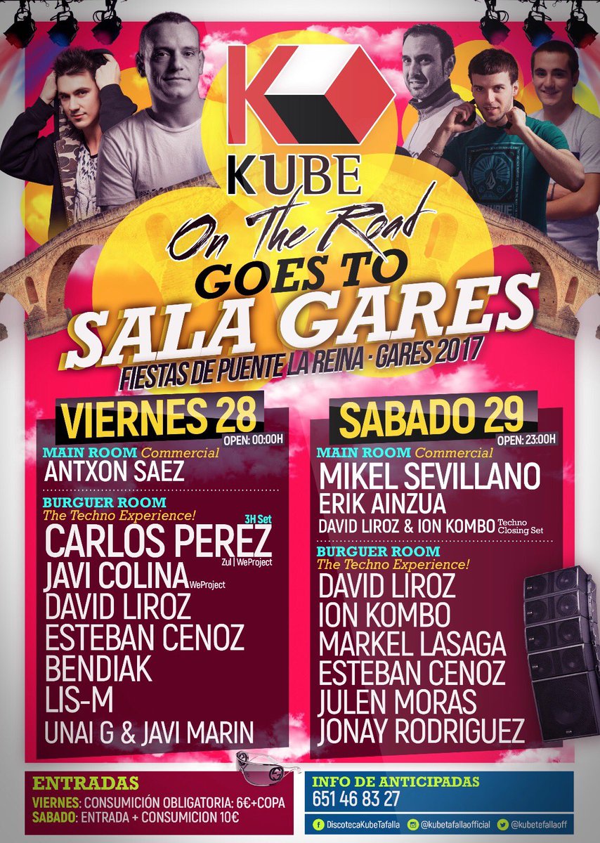 KubeTafallaoff's tweet photo. SORTEO 5 Pases Dobles!
Haz RT&amp;Menciona a 2 acompañantes!! https://t.co/0TSk4I7hiW
