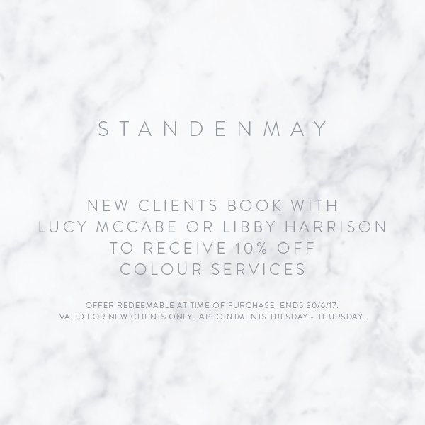 Book in now to claim our #offer! 10% OFF colour with Lucy &amp; Libby this #summer. #Norwich #NorwichBloggers #STANDENMAY